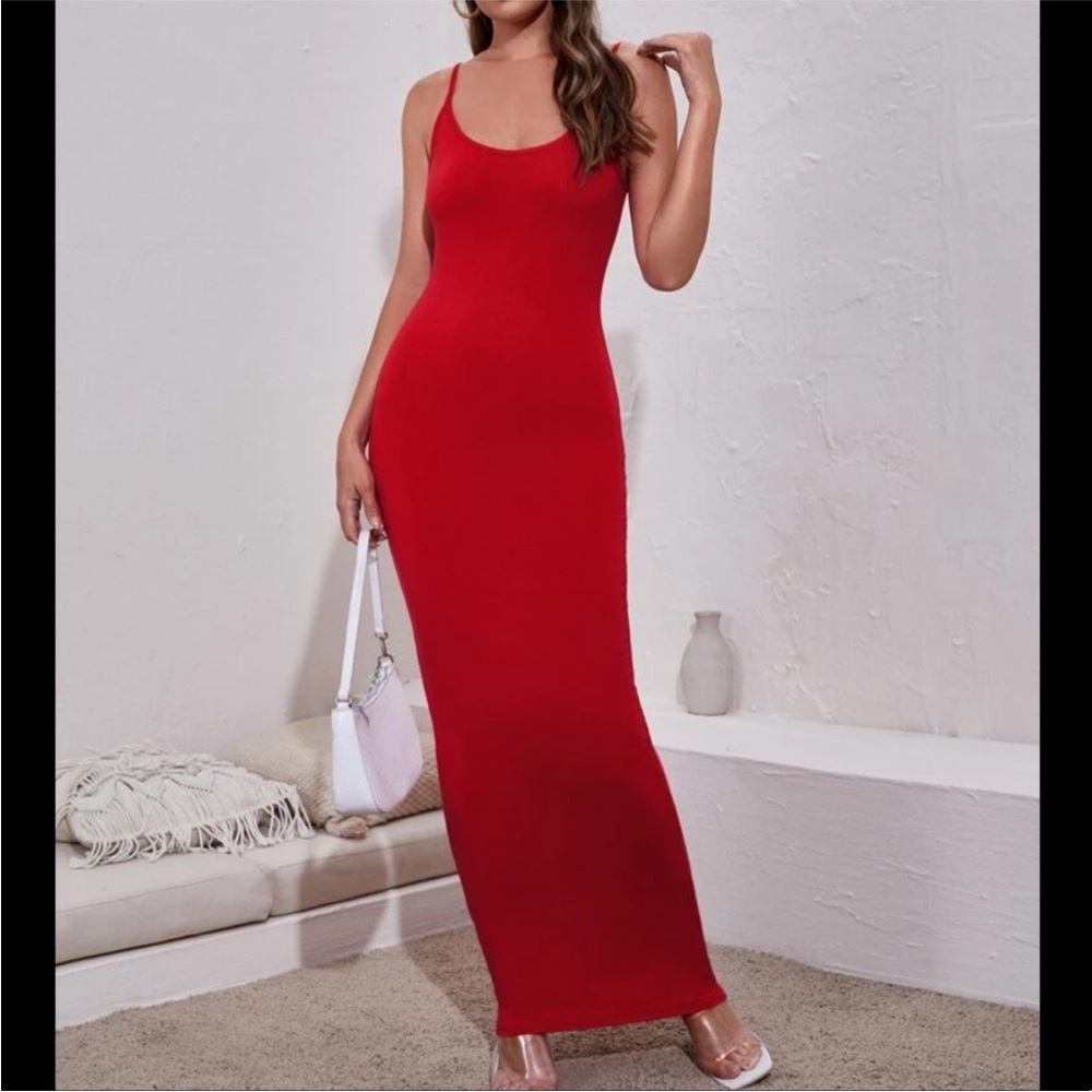 SHEIN | bodycon maxi dress